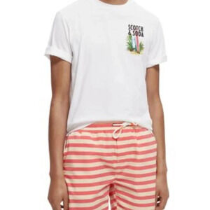 Scotch & Soda Organic Cotton Short Sleeve Logo Graphic Tee - NEW - Size XXL